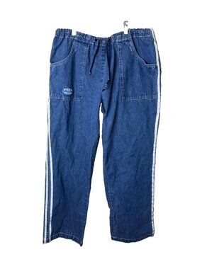 Vintage 90s B.U.M. Jeans Baggy Three Stripe Drawstring Skater JNCO